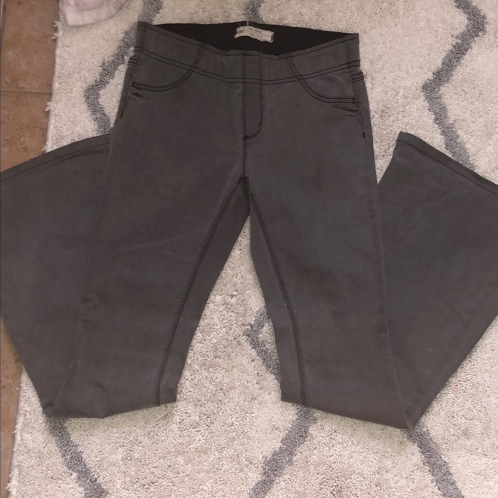 Pull on Free people flare jeans